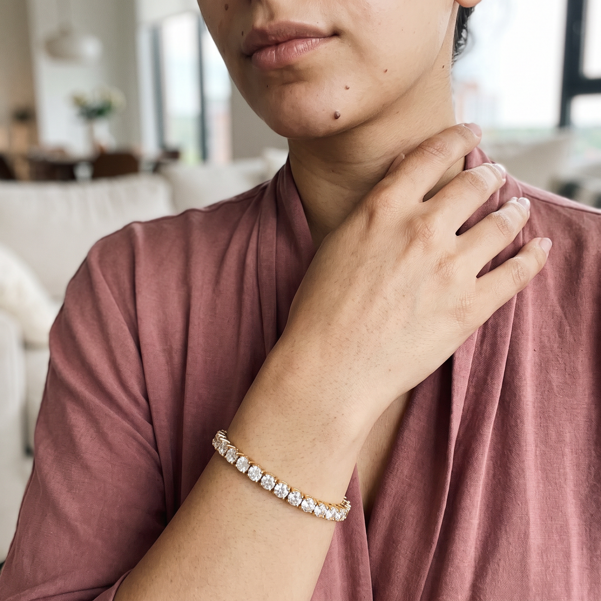 Brunnen Bracelet worn by model