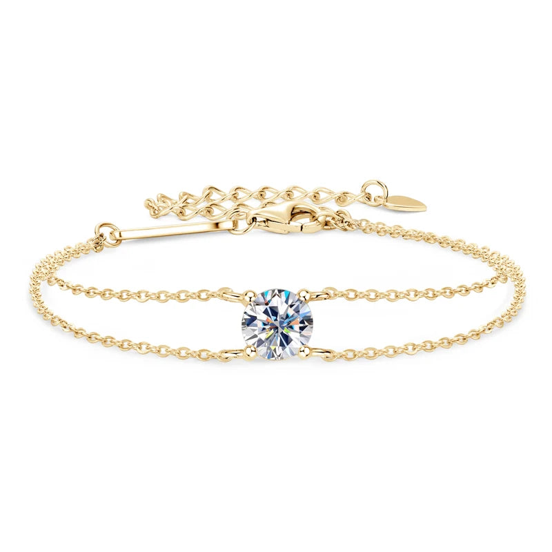 Chasseral Bracelet by Meri Jaan — lab-grown moissanite bracelet, product photo