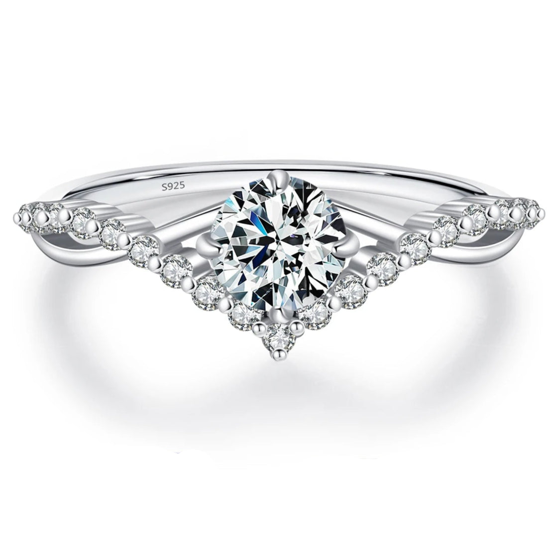 Château de Chillon Ring by Meri Jaan — lab-grown moissanite ring, product photo