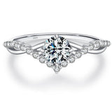 Château de Chillon Ring by Meri Jaan — lab-grown moissanite ring, product photo