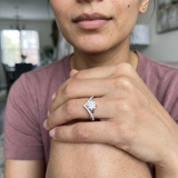 Château de Chillon Ring worn by model