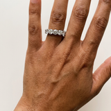 Churwalden Ring by Meri Jaan — lab-grown moissanite ring, worn by model