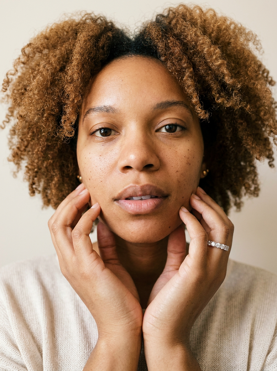 Churwalden Ring by Meri Jaan — lab-grown moissanite ring, worn by model