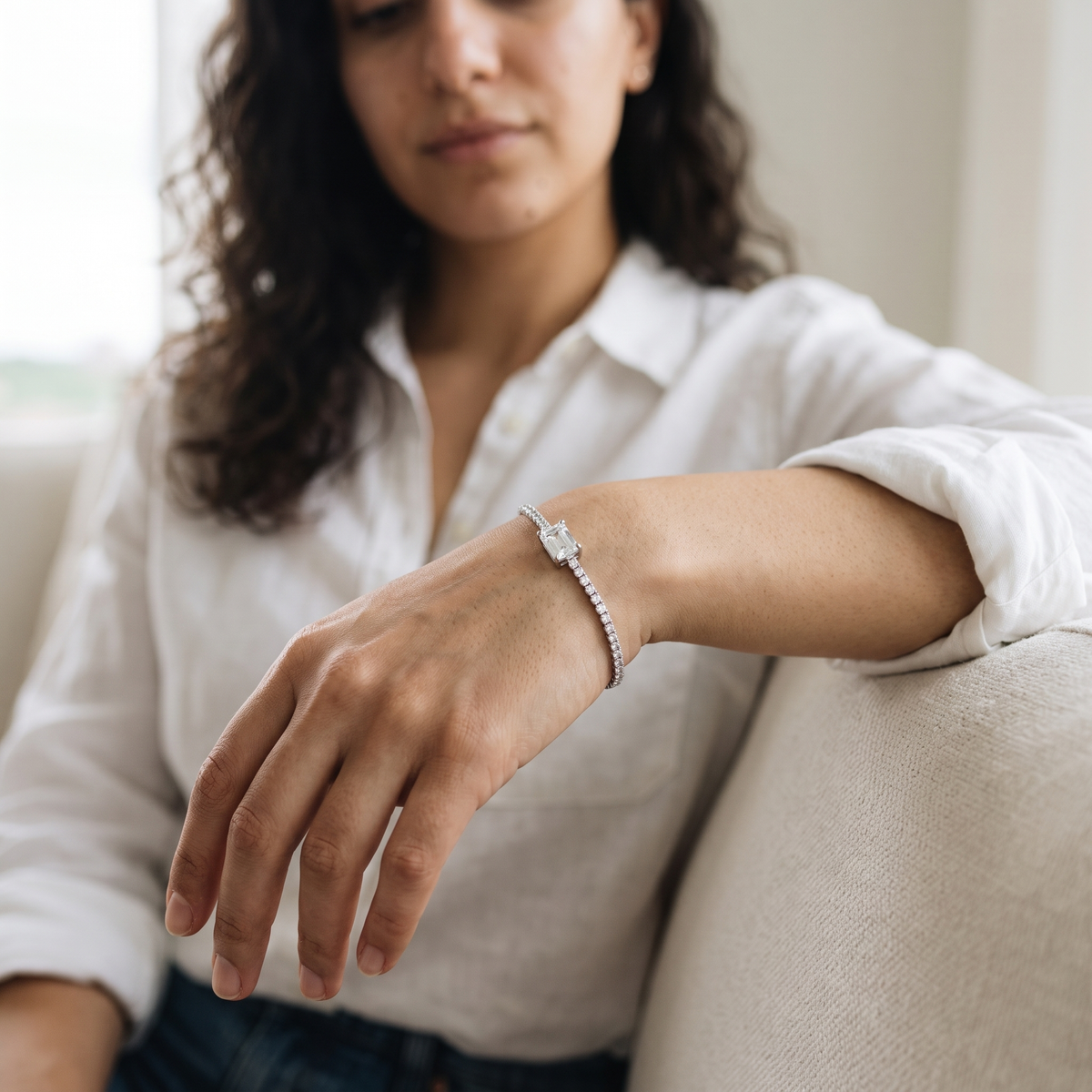 Coppet Bracelet worn by model