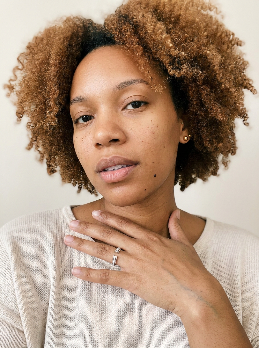 Corippo by Meri Jaan — lab-grown moissanite jewellery, worn by model