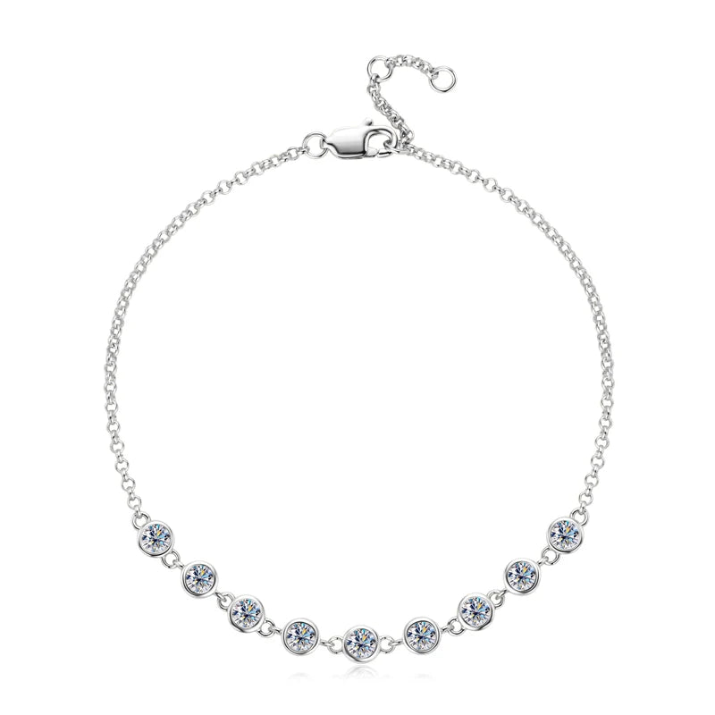Crans-Montana Bracelet by Meri Jaan — lab-grown moissanite bracelet, product photo