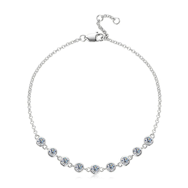 Crans-Montana Bracelet by Meri Jaan — lab-grown moissanite bracelet, product photo