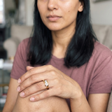 Evolène Ring worn by model