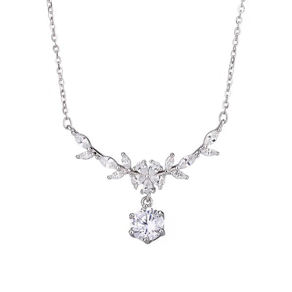 Fribourg Necklace by Meri Jaan — lab-grown moissanite necklace, product photo
