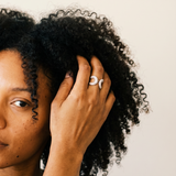 Gandria by Meri Jaan — lab-grown moissanite jewellery, worn by model
