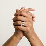 Gandria by Meri Jaan — lab-grown moissanite jewellery, worn by model
