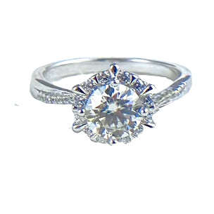 Glarus Ring by Meri Jaan — lab-grown moissanite ring, product photo