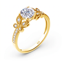 Gruya Ring by Meri Jaan — lab-grown moissanite ring, product photo