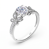 Gruya Ring by Meri Jaan — lab-grown moissanite ring, product photo