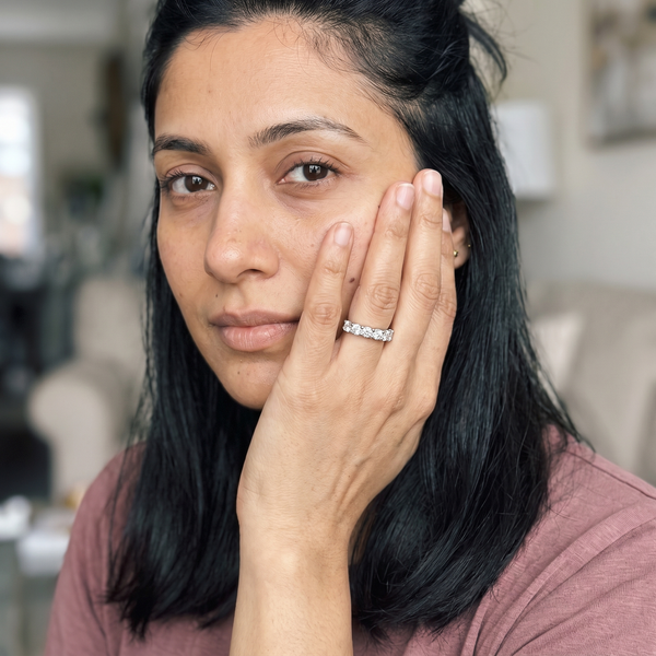 Arolla Ring worn by model