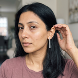 Lavin Earrings worn by model