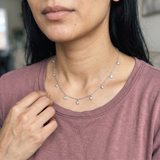 Carona Necklace worn by model