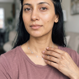 Carona Necklace worn by model