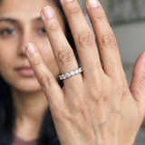 Arolla Ring worn by model