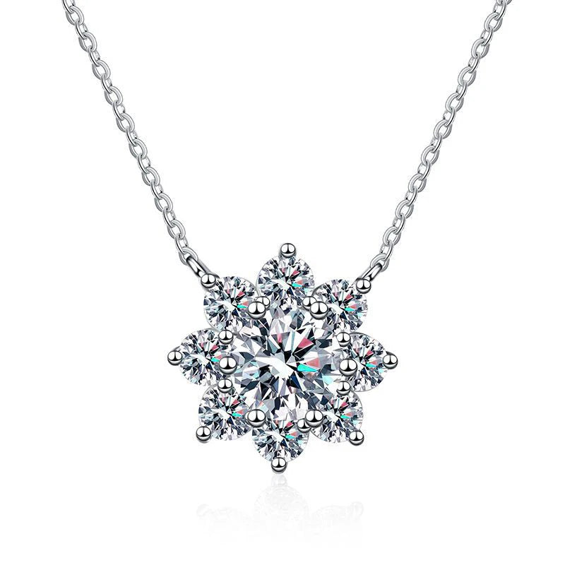 Jungfrau Necklace by Meri Jaan — lab-grown moissanite necklace, product photo