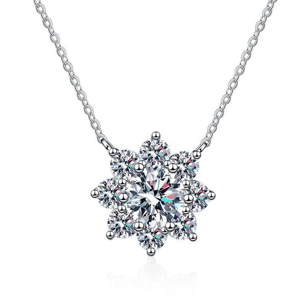 Jungfrau Necklace by Meri Jaan — lab-grown moissanite necklace, product photo