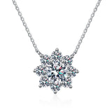 Jungfrau Necklace by Meri Jaan — lab-grown moissanite necklace, product photo
