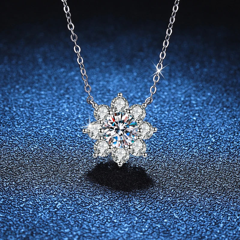 Jungfrau Necklace by Meri Jaan — lab-grown moissanite necklace, product photo