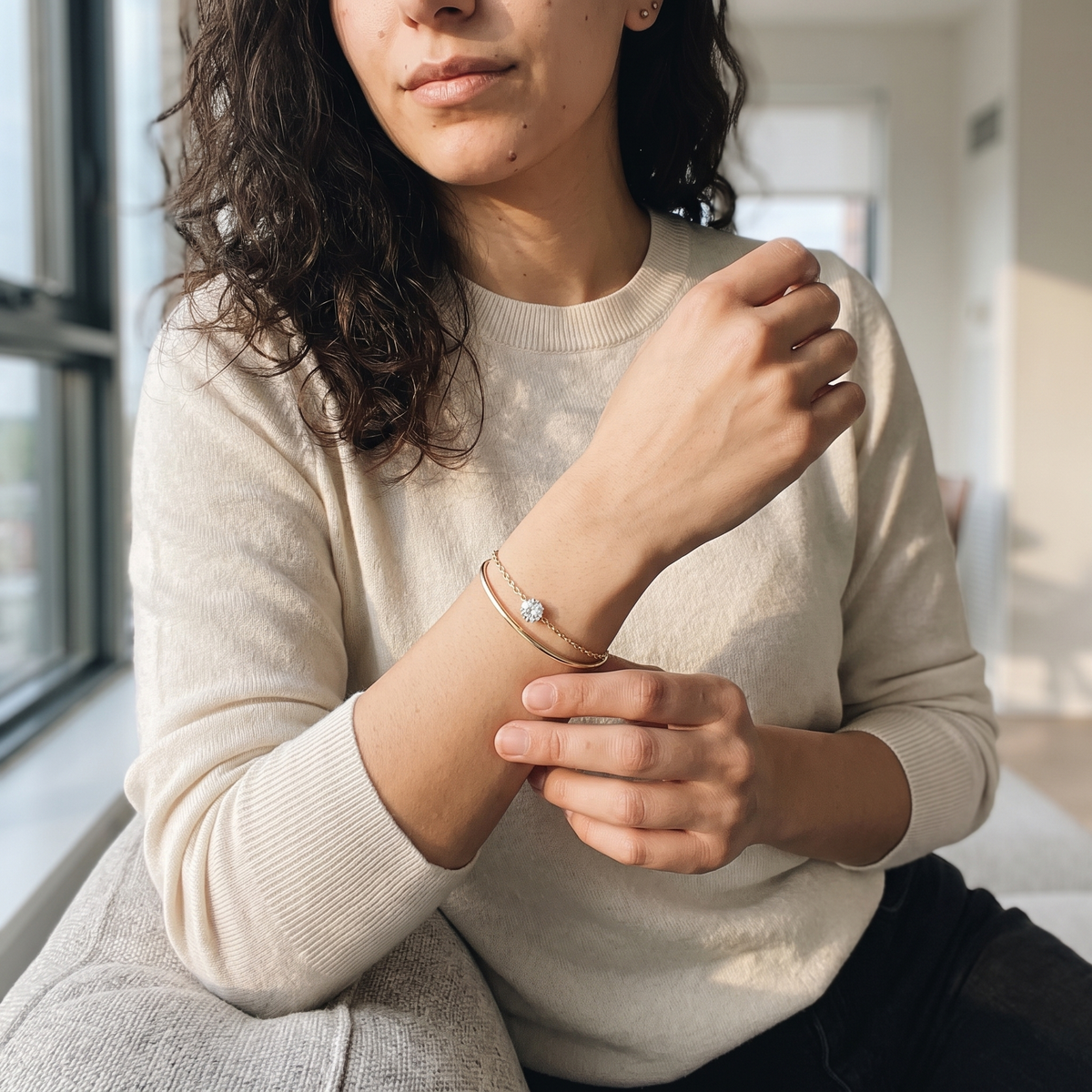 Laax Bracelet worn by model