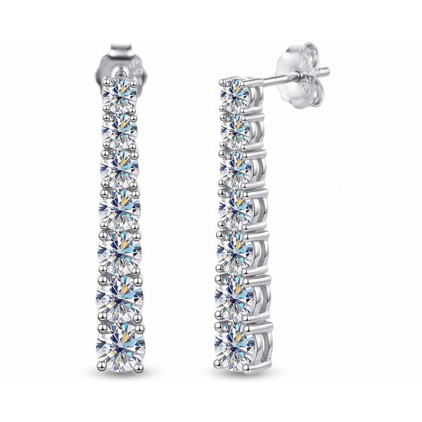 Lavin Earrings - front and angled view