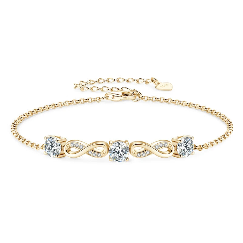 Leysin Bracelet by Meri Jaan — lab-grown moissanite bracelet, product photo