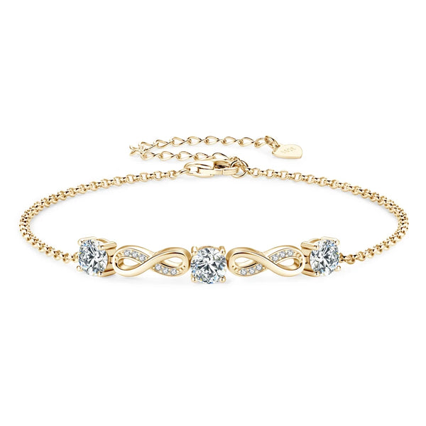 Leysin Bracelet by Meri Jaan — lab-grown moissanite bracelet, product photo
