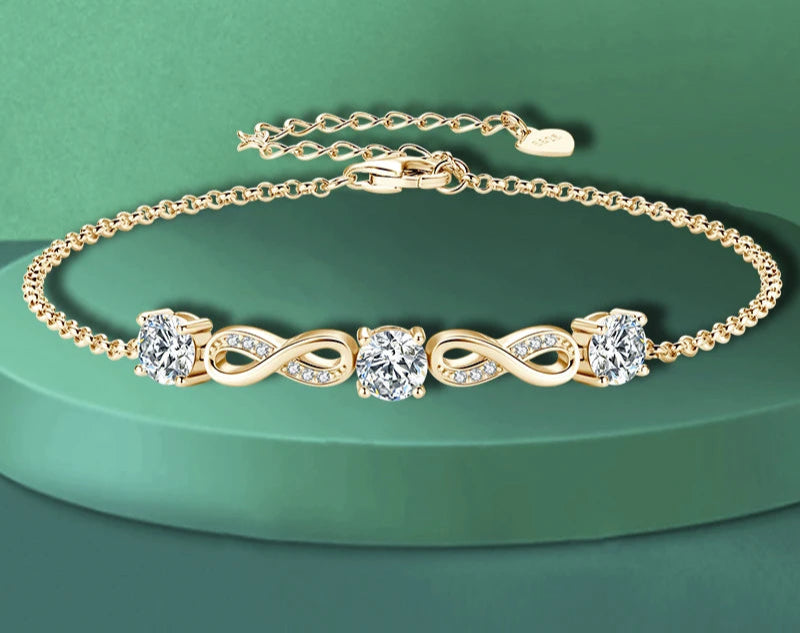 Leysin Bracelet by Meri Jaan — lab-grown moissanite bracelet, product photo