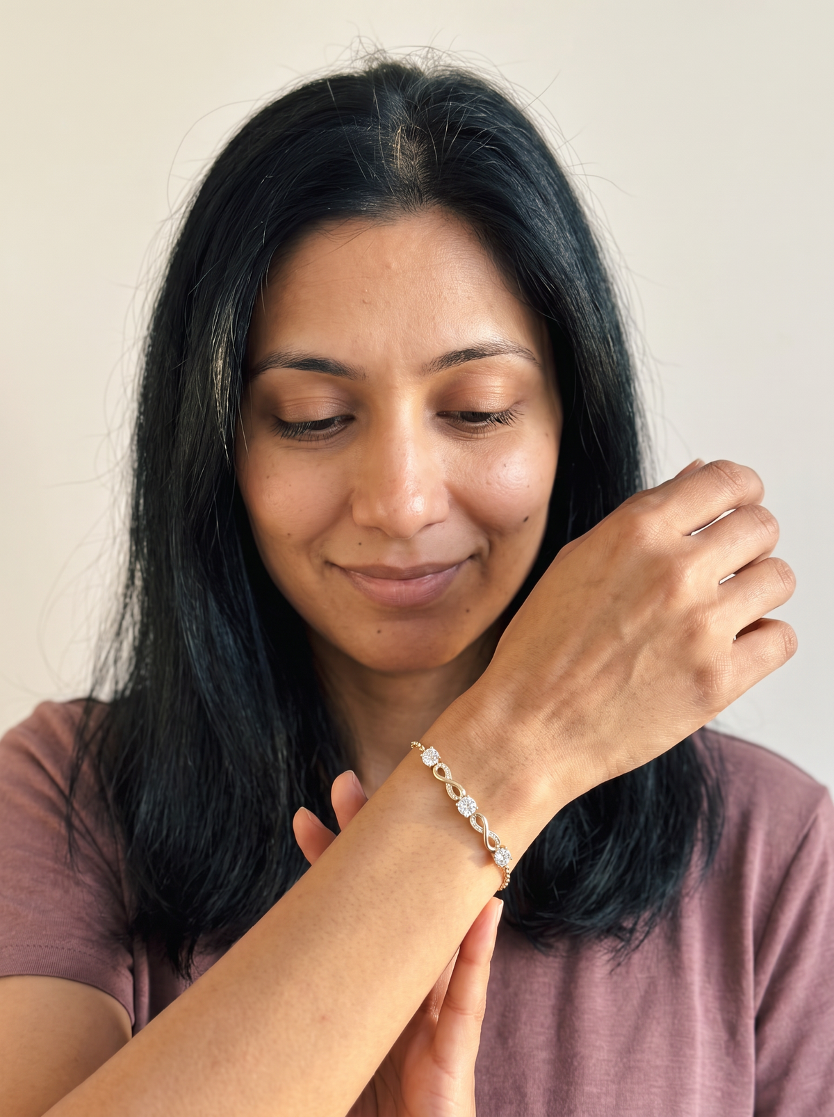 Leysin Bracelet worn by model