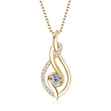 Lucerne Necklace by Meri Jaan — lab-grown moissanite necklace, product photo
