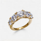 Montagne Ring by Meri Jaan — lab-grown moissanite ring, product photo