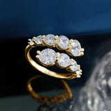 Monthey Ring by Meri Jaan — lab-grown moissanite ring, product photo