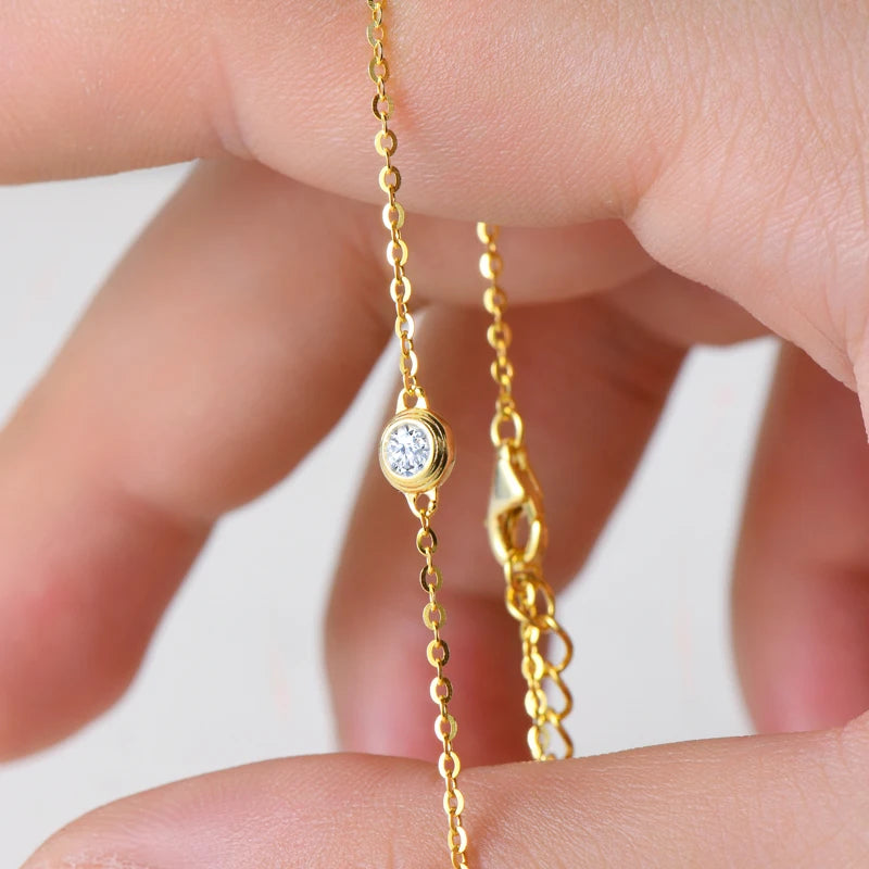 Mürren Bracelet by Meri Jaan — lab-grown moissanite bracelet, product photo