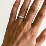 Mürren by Meri Jaan — lab-grown moissanite jewellery, worn by model
