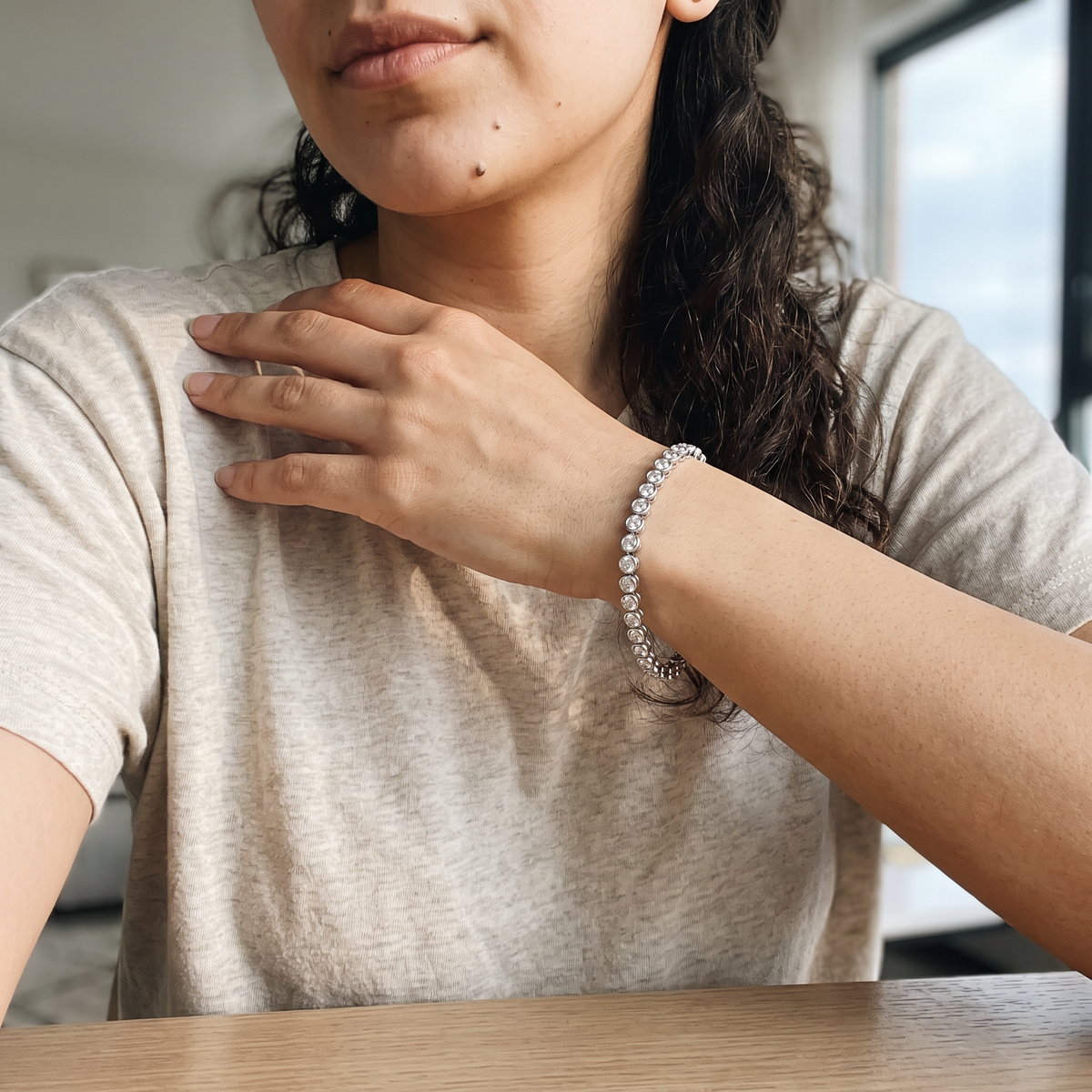 Murten Bracelet worn by model