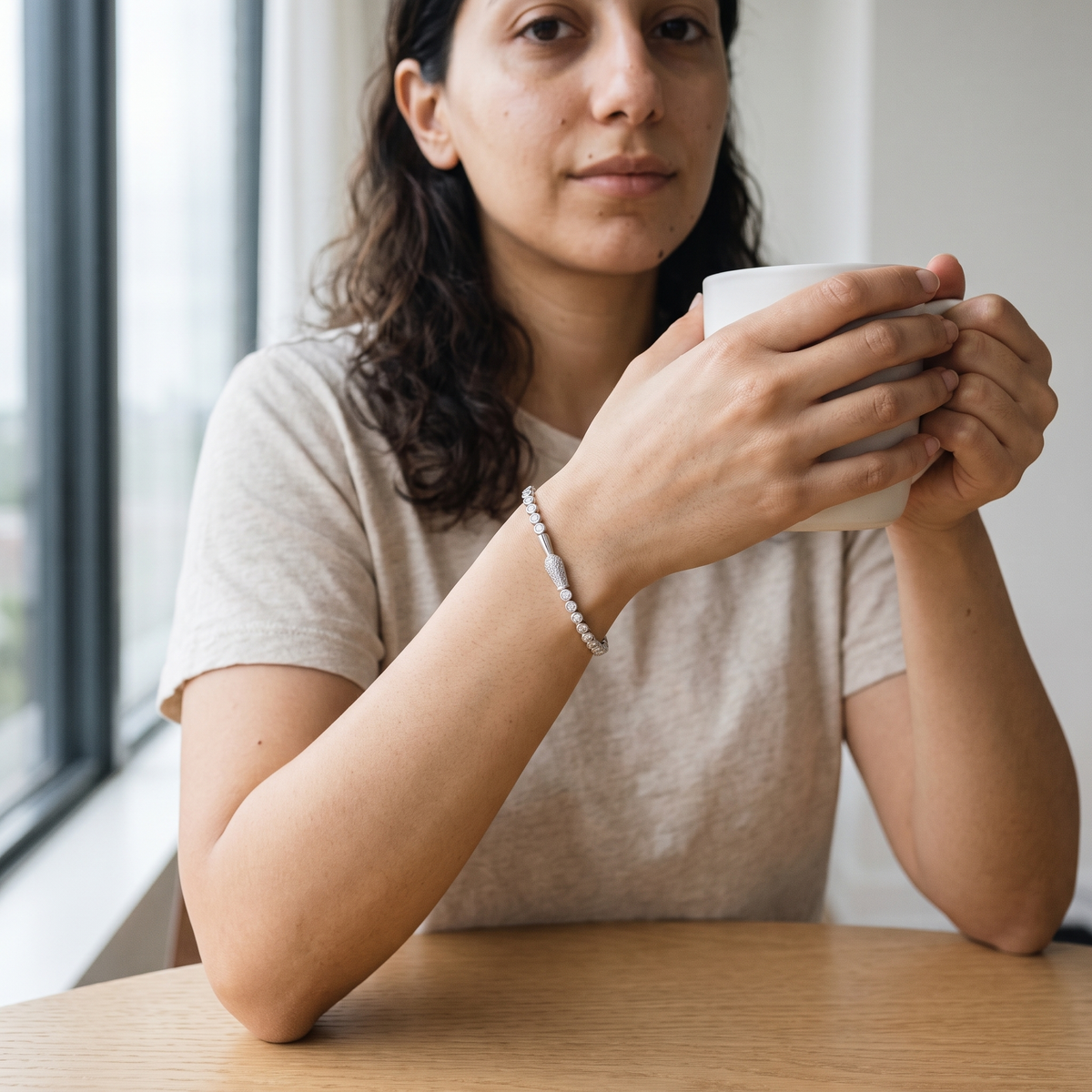 Murten Bracelet worn by model