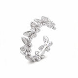 Open Butterfly Ring by Meri Jaan — lab-grown moissanite ring, product photo