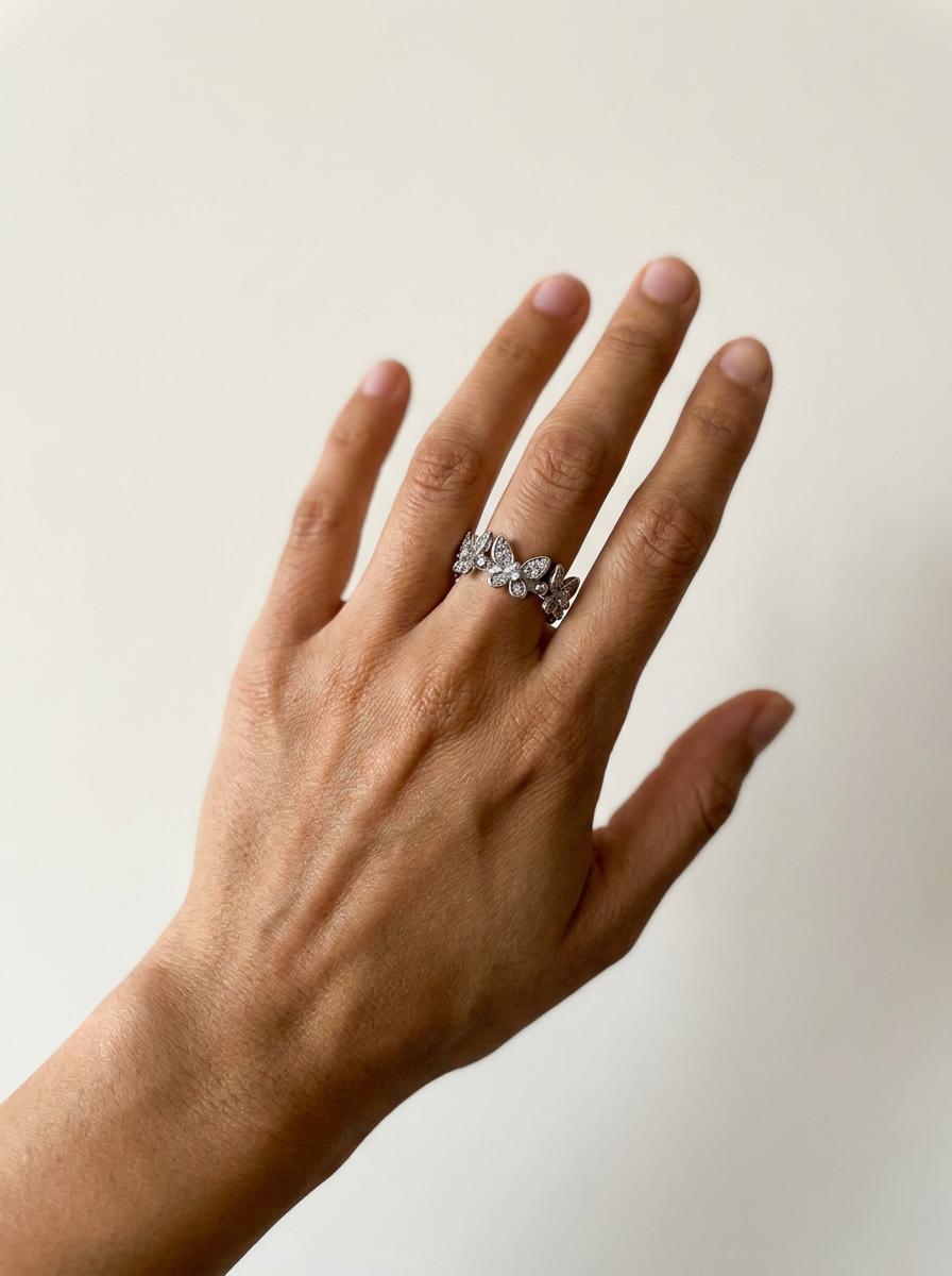 Open Butterfly Ring