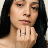 Pachu by Meri Jaan — lab-grown moissanite jewellery, worn by model