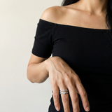 Pelwan by Meri Jaan — lab-grown moissanite jewellery, worn by model