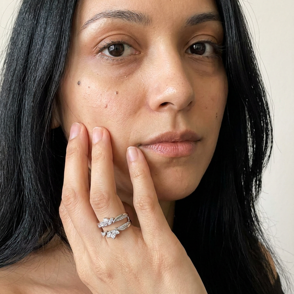 Pelwan by Meri Jaan — lab-grown moissanite jewellery, worn by model