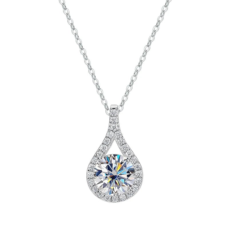 Saint-Moritz Necklace by Meri Jaan — lab-grown moissanite necklace, product photo
