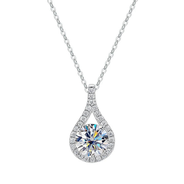 Saint-Moritz Necklace by Meri Jaan — lab-grown moissanite necklace, product photo