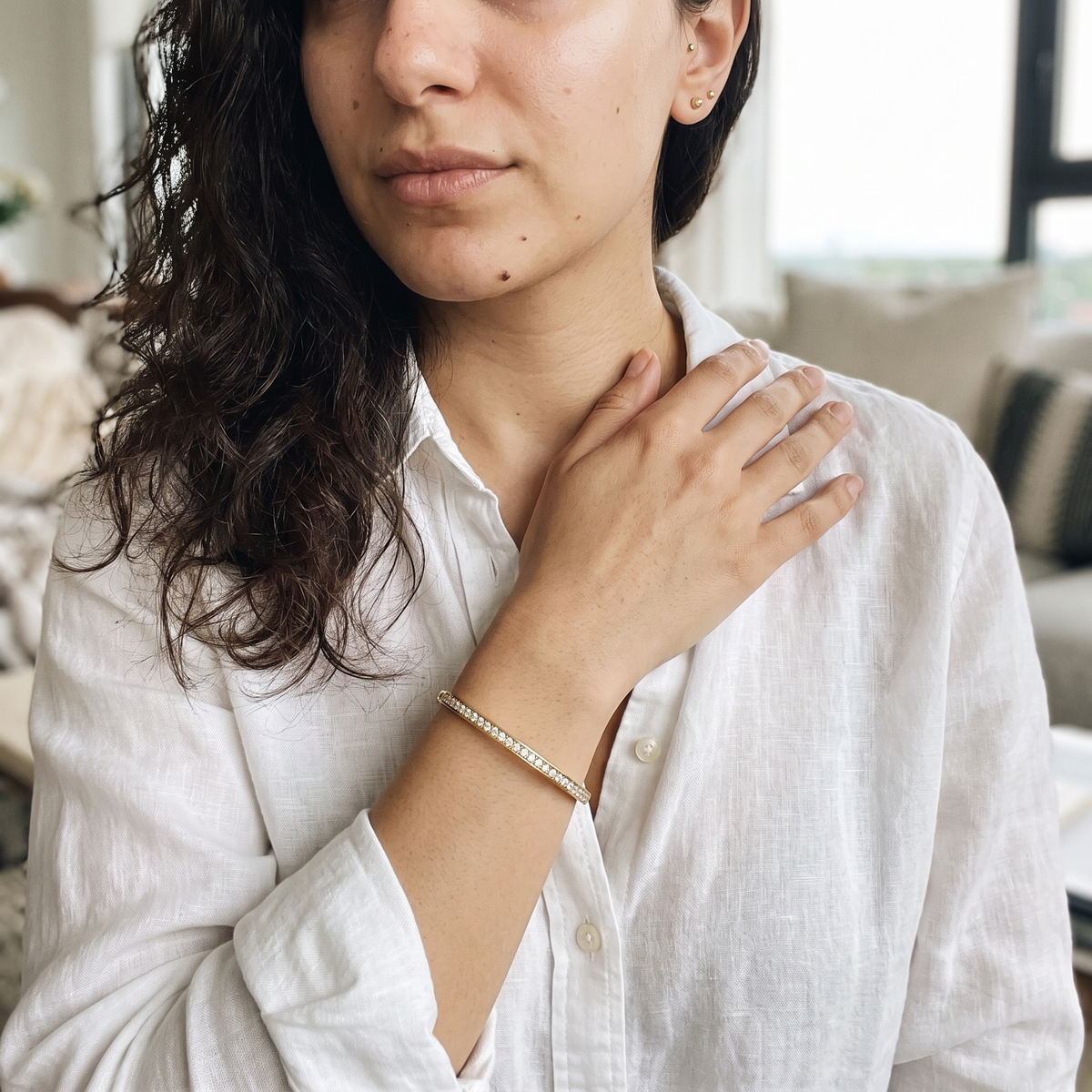 Savognin Bracelet worn by model