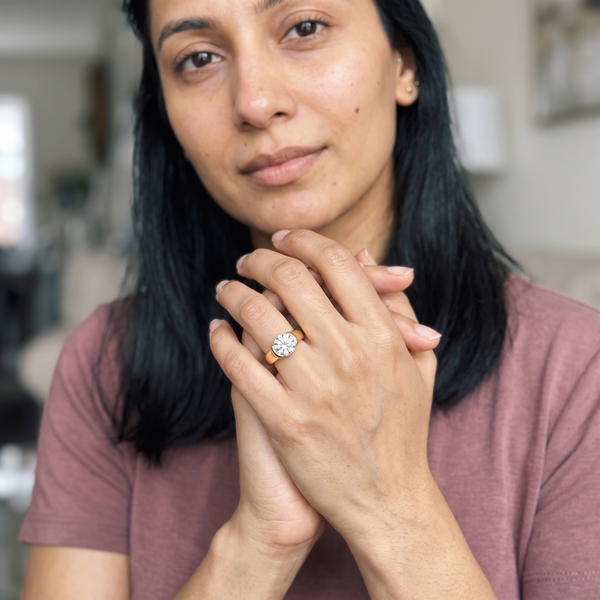 Sierre Ring worn by model