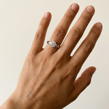 Sils Maria by Meri Jaan — lab-grown moissanite jewellery, worn by model
